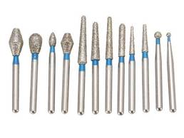 What is a diamond bur used for in dentistry?