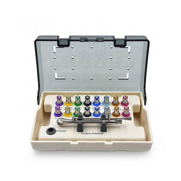 Dental Implant Prosthetic Driver Kit with Torque Wrench Rundental