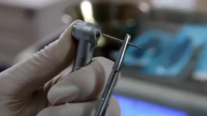 What is not allowed when using dental high-speed handpiece in dental clinic?