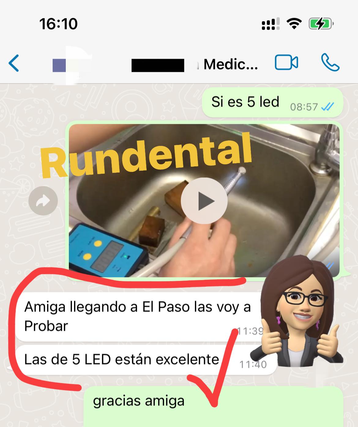 Good feedback from customer in Mexico
