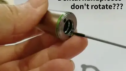 1 minute to know why dental handpieces don&#8217;t rotate properly!