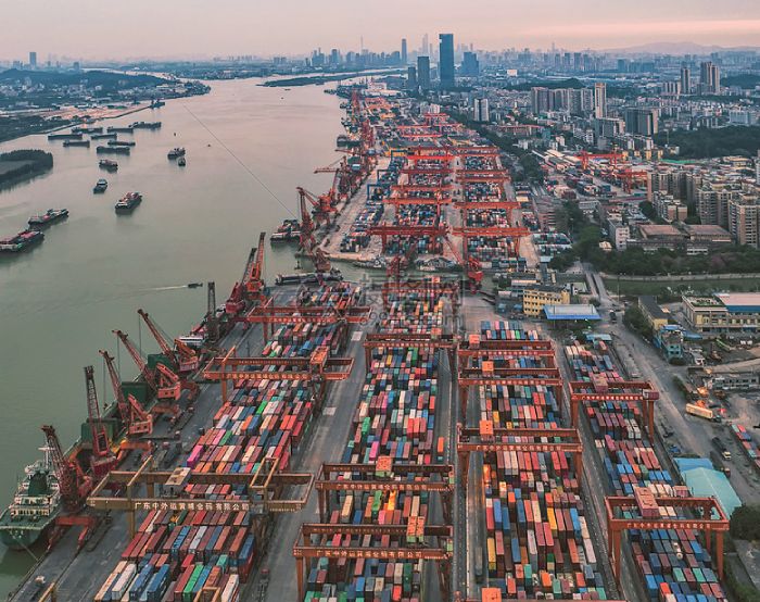 Huangpu port in Guangdong