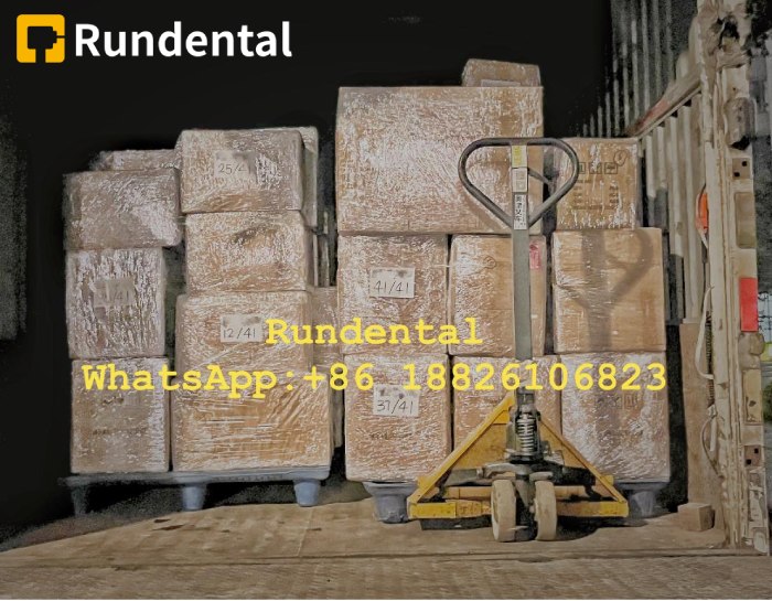 Rundental handpiece orders sent by sea ship