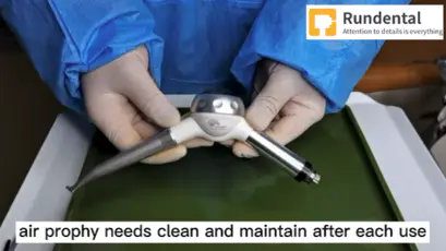 How to Clean the Dental Air Prophy Unit?