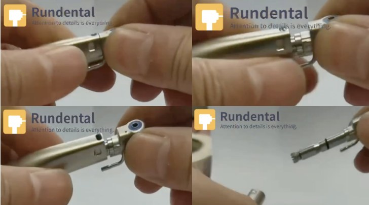 Head part of the 20:1 implant contra angle