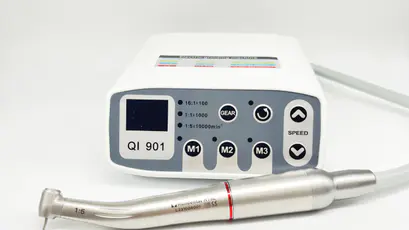 How to fix the dental electric handpiece 1:5 increasing contra angle?