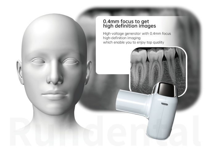 0.4mm focus of dental x-ray unit RX-II