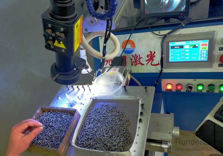 Dental handpiece spare parts produce machine
