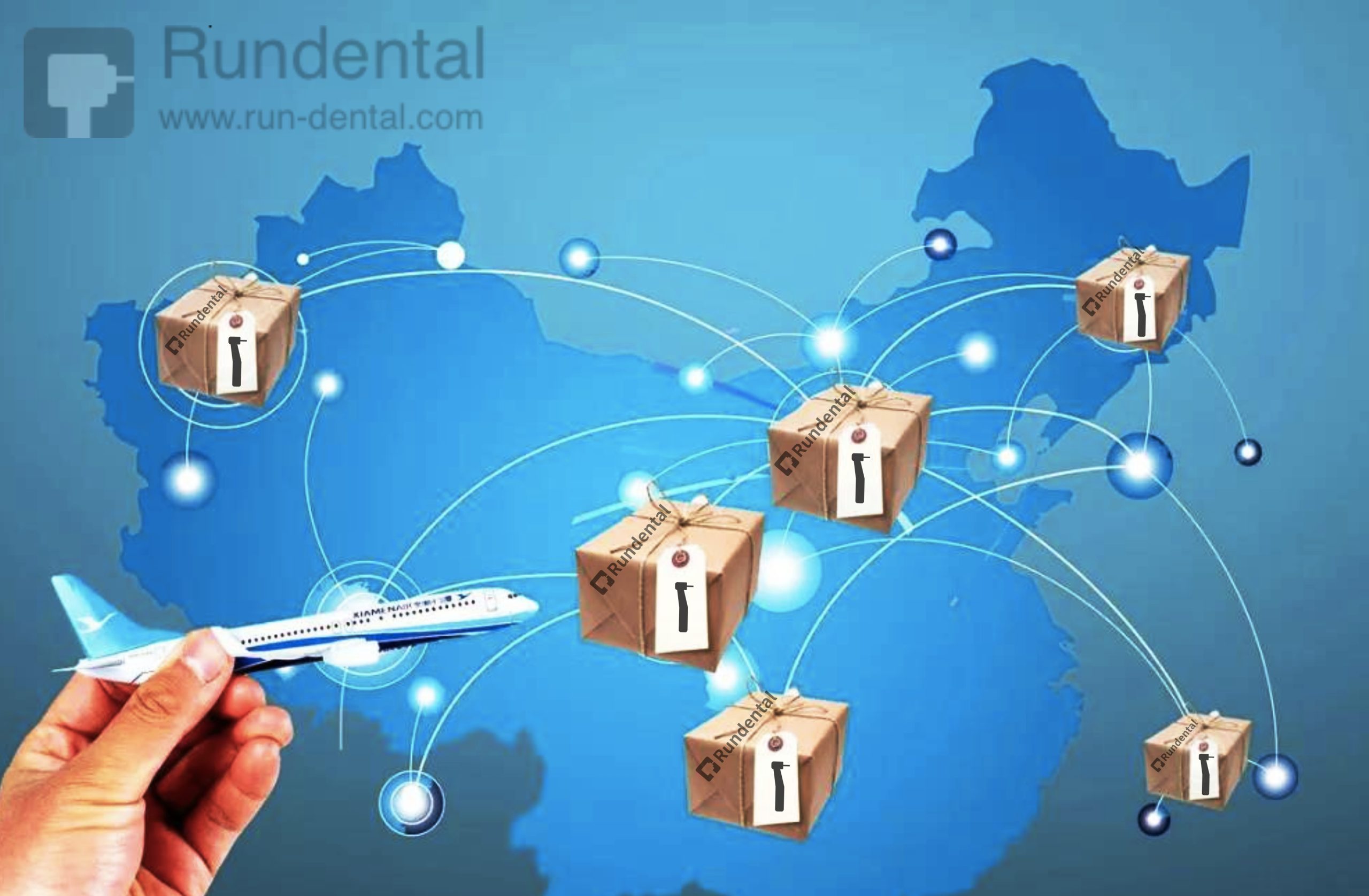 Efficient logistics and transportation in China contribute greatly to the export of dental handpiece