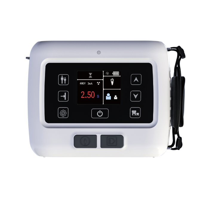 Front side of high frequency handheld x-ray unit RX-II