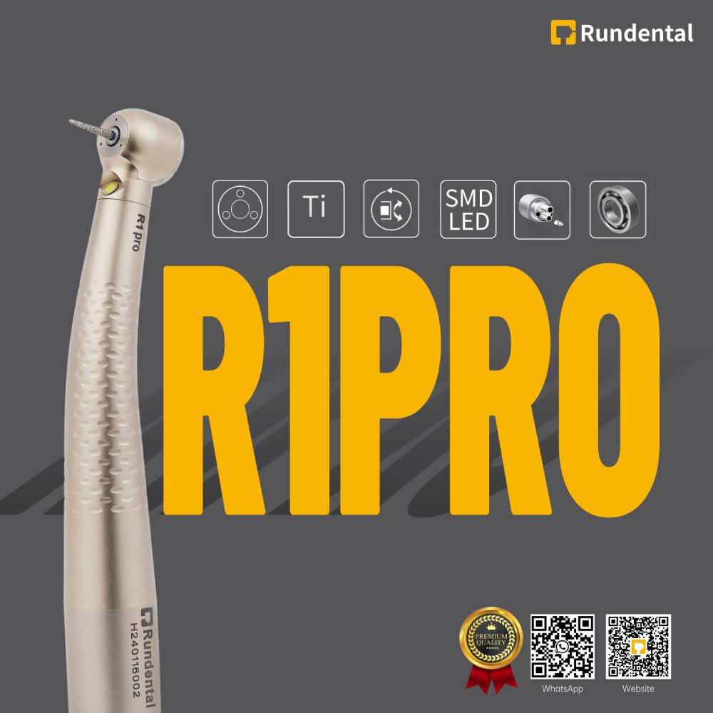 R1pro Titanium coated SMD LED dental handpiece