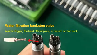 What is Anti-Retraction Valve in Dental Air Turbine Handpieces?