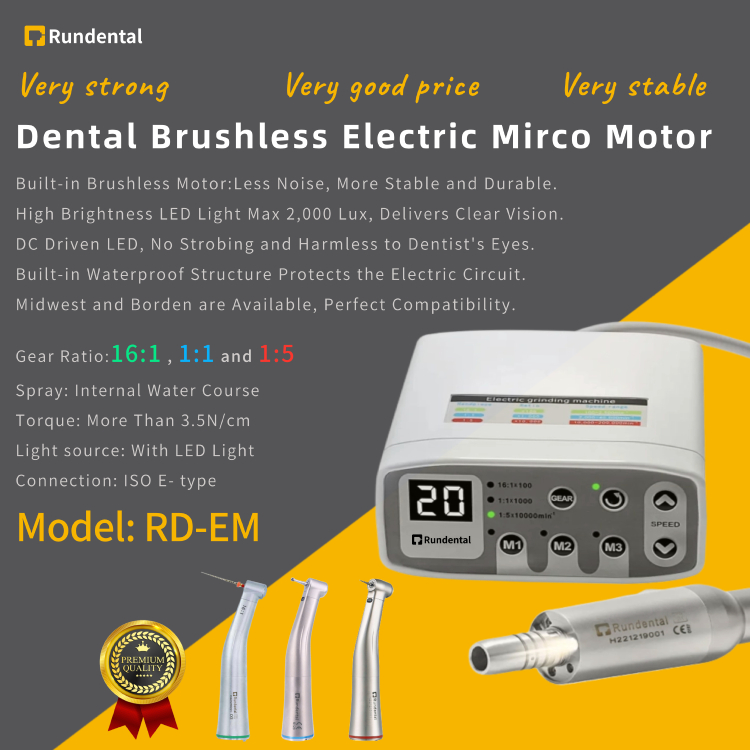 Dental LED electric motor