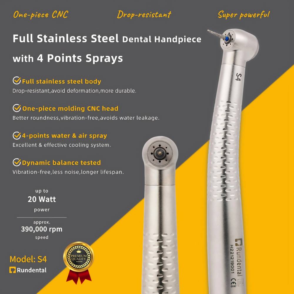 Stainless steel dental air turbine from China