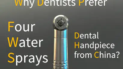 Why Dentists Prefer 4 Water Sprays Dental Handpiece from China