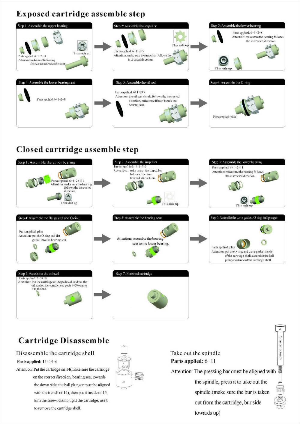 User Guide of Rundental handpiece repair tool
