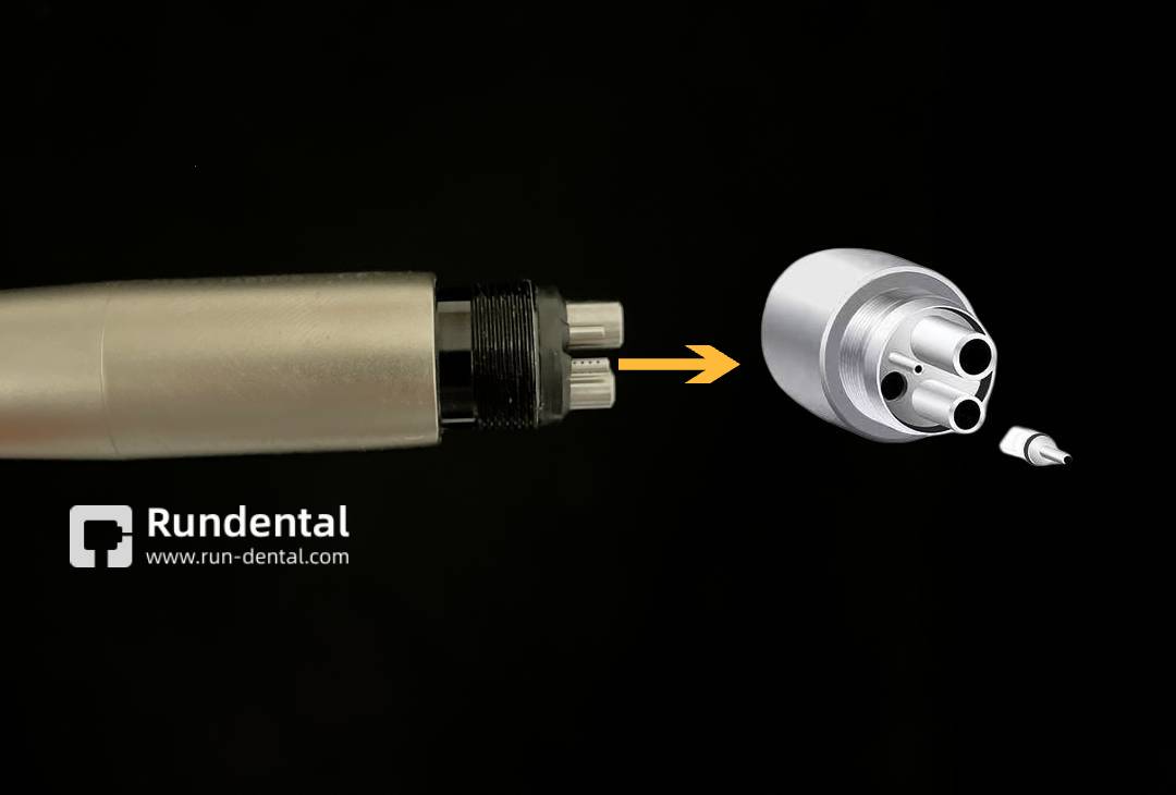 Water Filtration Check Valve in R6 Ring LED handpeice